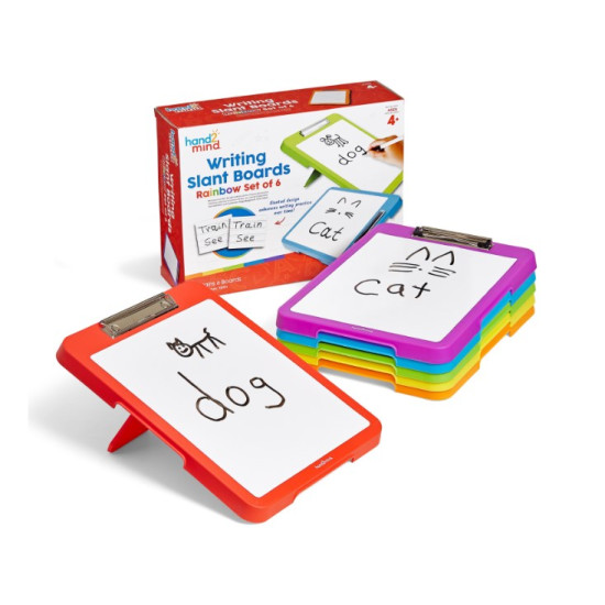 Writing Slant Boards Rainbow (set of 6)