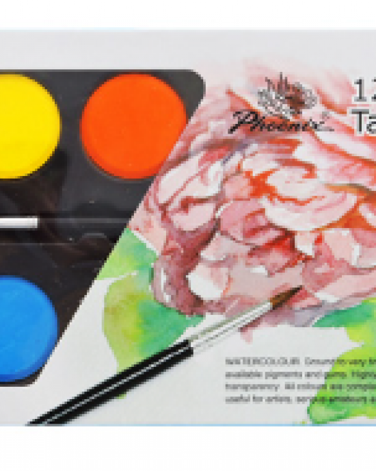 12 Watercolour Tablets (brush included)