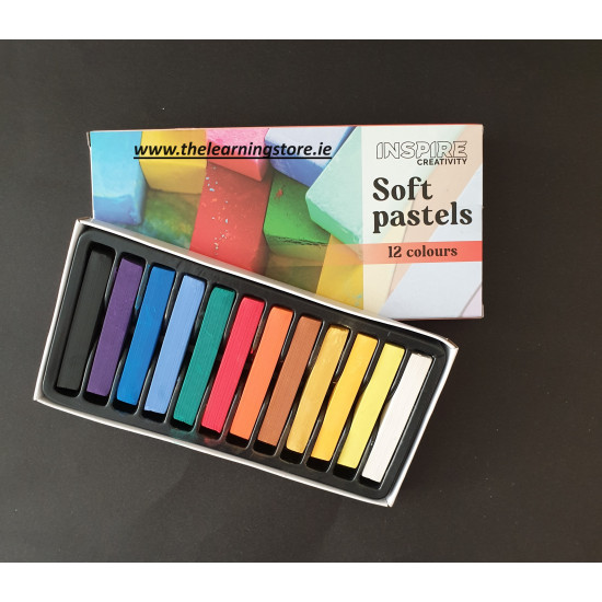Soft Colour Chalk Pastels 12s