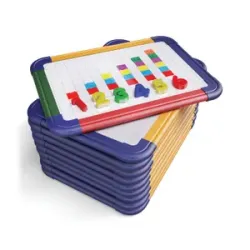 Show-Me Magnetic A4 Whiteboard Set of 10