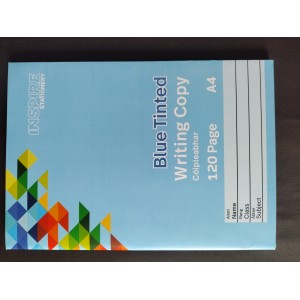 A4 Blue Tinted Visual Aid Writing Copybook 