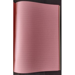 A4 Pink Tinted Visual Aid Writing Copybook 5's