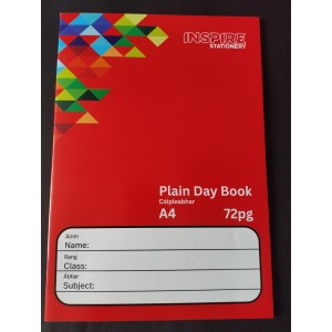 A4 Plain Day Book Pack of 10