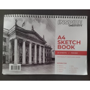 A4 Spiral Sketch Book 