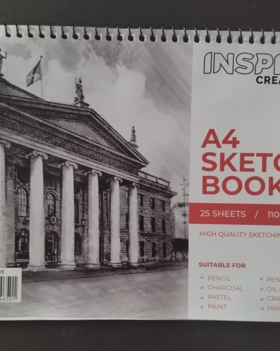 A4 Spiral Sketch Book 