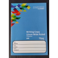 A4 Writing Copy 12mm Wide Ruled