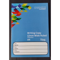 A4 Writing Copy 12mm Wide Ruled
