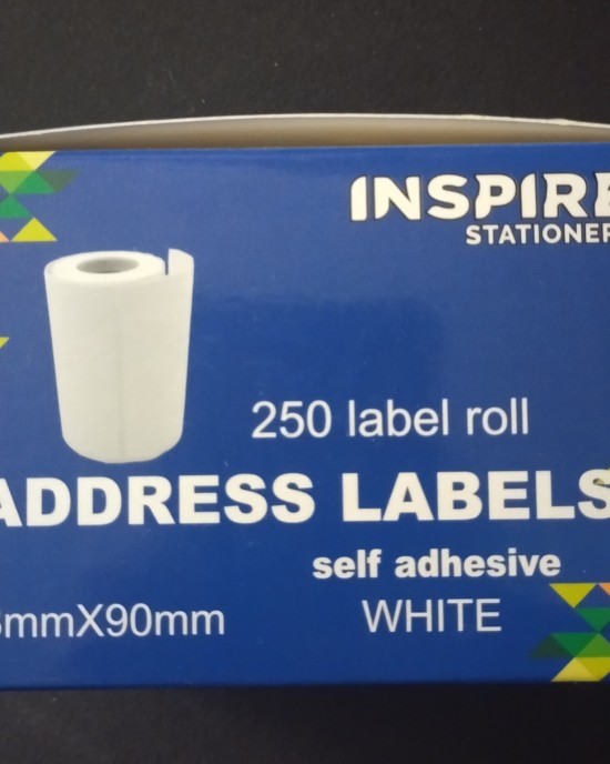 Address Labels Roll of 250 Bulk offer of 24 rolls