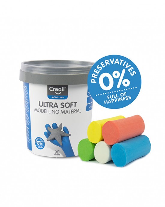 Assorted Bright Ultra Soft Modelling Material Tub