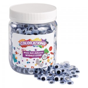 Colorations Black Self-Adhesive Wiggly Eyes Online Offer