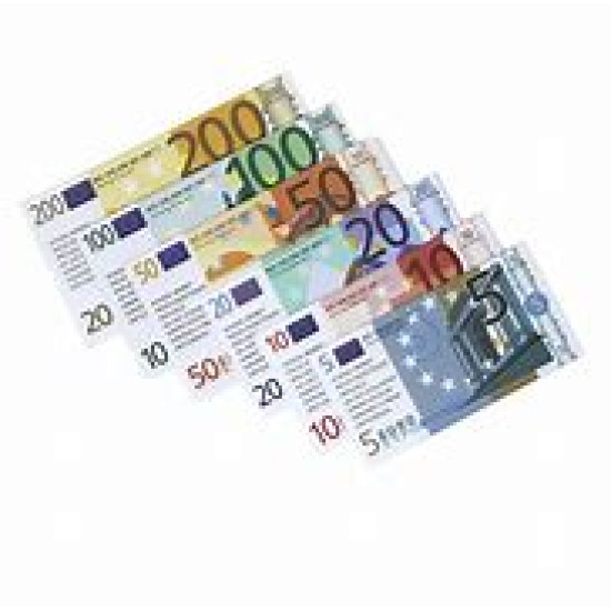 Euro Play Money Notes Pack