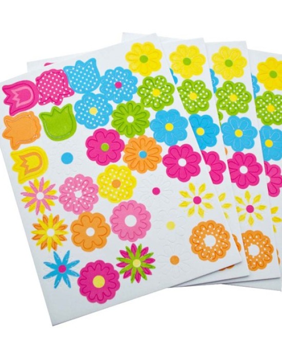 Foam Flower Stickers