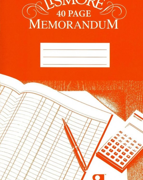 Memorandum Copybook 40 page Pack of 25