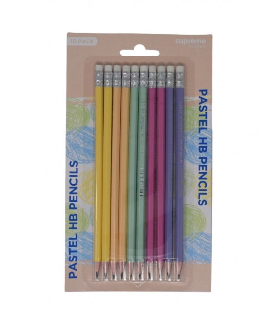 Pastel HB Pencil 10 Pack