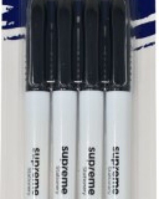 Permanent Marker 4pk Black 