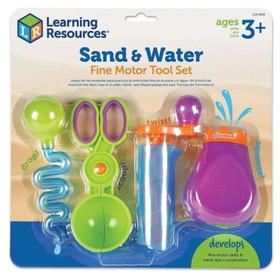 Sand & Water Fine Motor Tool Set 4 Pack