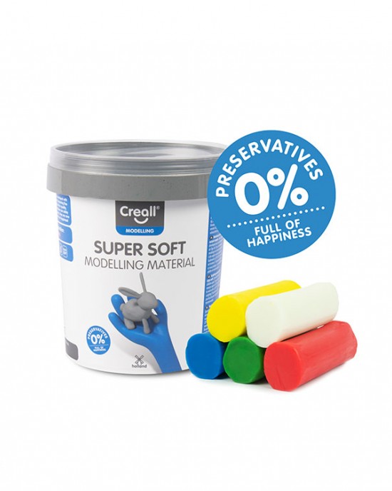 Super Soft Modelling Material 5 Colour 450g