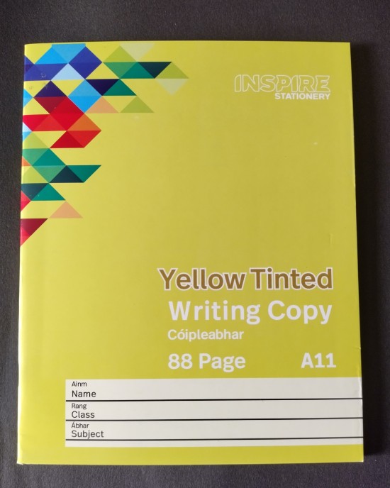 Viaual Aid Tinted Writing Copybook A11 Size