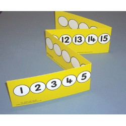 Teacher's 1-20 Number Track(Folding Yellow)