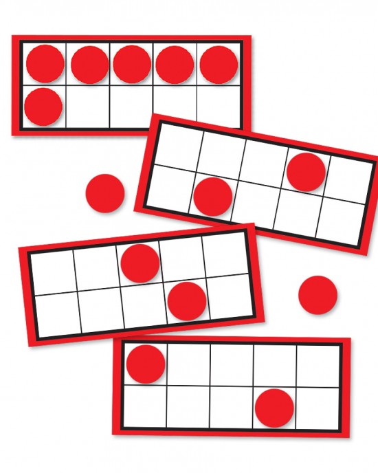 Ten Frames and Counters Cut Outs