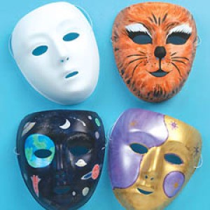 Childrens Face Mask White Pack of 6 