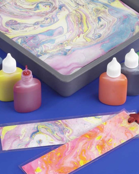 acrylic ink marbling