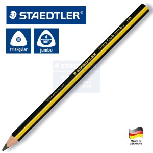 Staedtler Junior Triangular Pencil Box Of 12