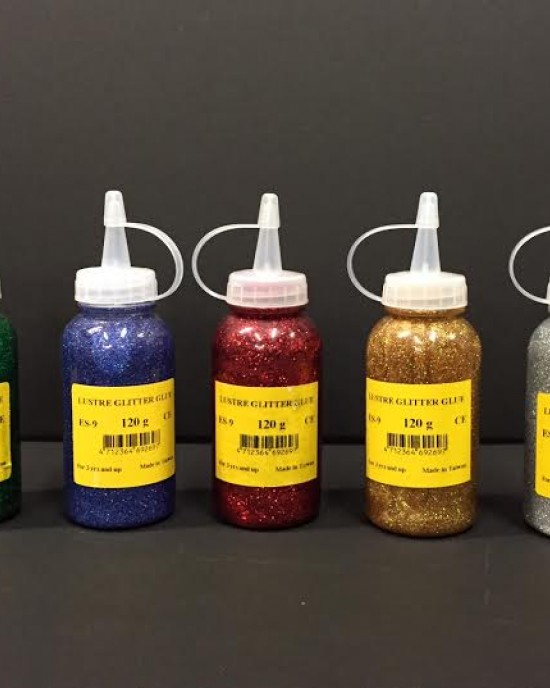 Glitter Glue 120grm Single Colours