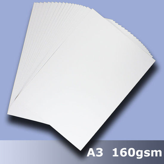 A3 White Card Pack of 25 Sheets