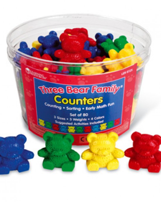 Three Bears Family Counters 