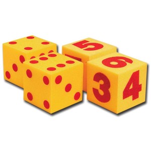 Giant Foam Dice Set Of 2 | Foam Dice 