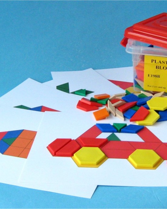 Pattern Blocks Tub of 250