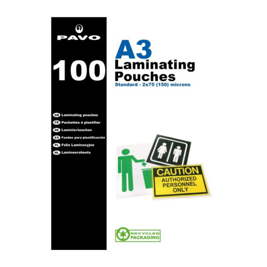 Laminating Pouches A3 5 x 100