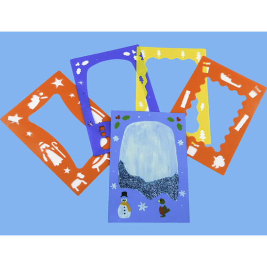 Christmas Border Stencils