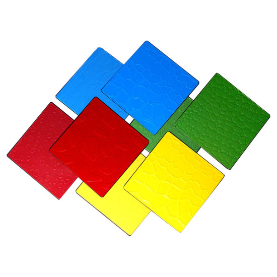 Rubbing Plates Animal Skins Pack of 4