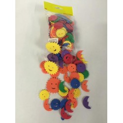 Foam Shapes Sun & Moon