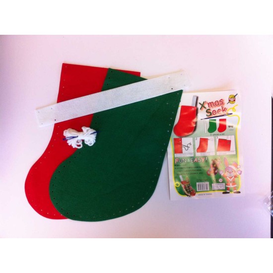 Felt Christmas Stocking To Sew