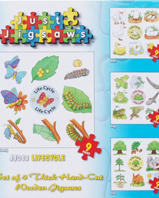 Life Cycle Jigsaw Set Of 4 