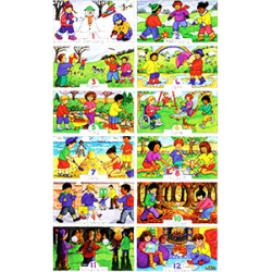 Months of The Year Wooden Puzzle