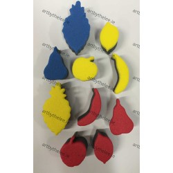 Sponge Stampers Fruit